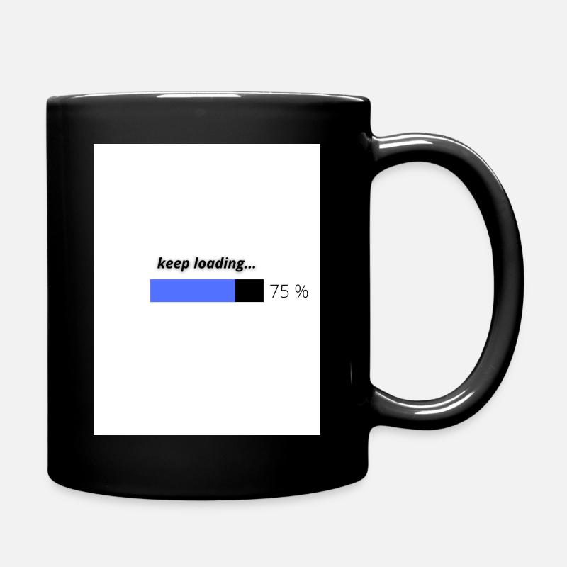 keep loading - Tasse einfarbig - Schwarz