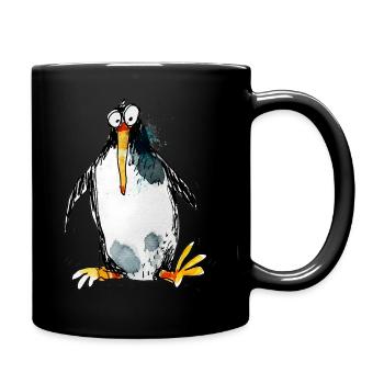 Pingouin - Mug uni - noir - Droite