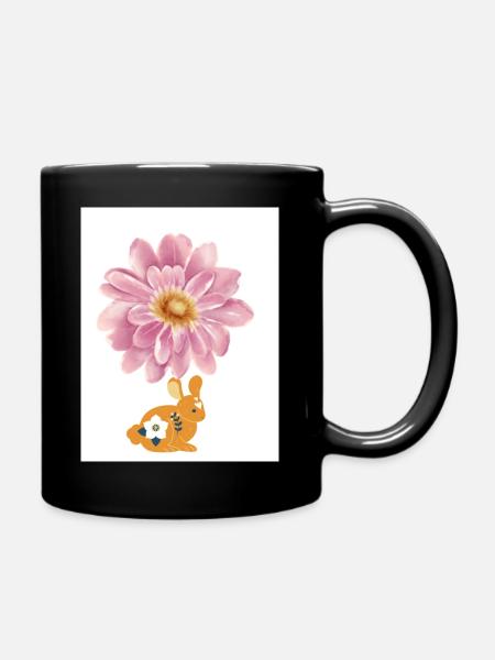 TSHIRT - Mug uni - noir