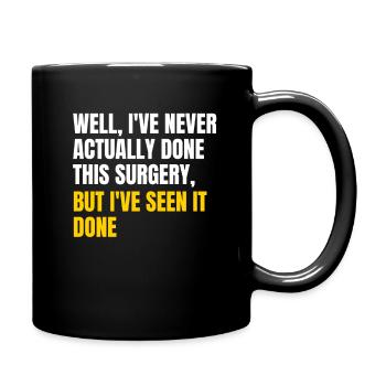 Surgery joke - Full Colour Mug - black - Right