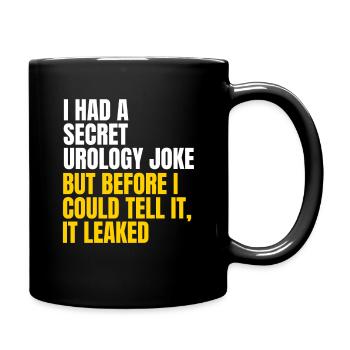Secret Urology joke - Full Colour Mug - black - Right
