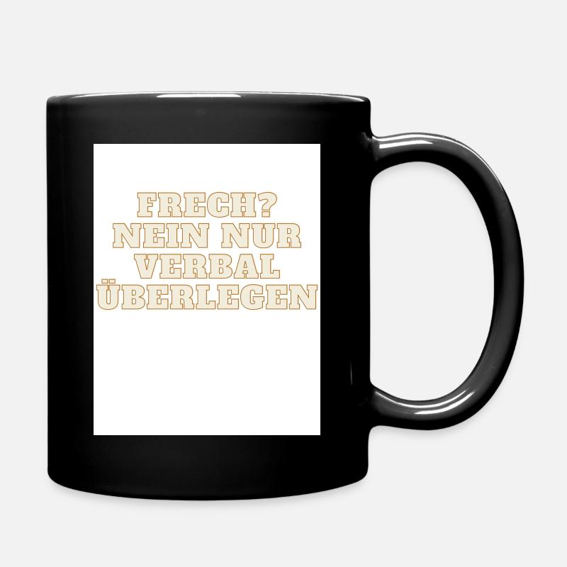Frech - Tasse einfarbig - Schwarz