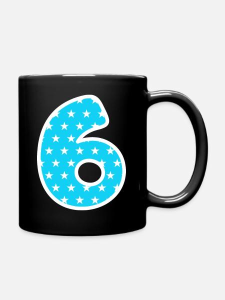 6 - Tasse einfarbig - Schwarz