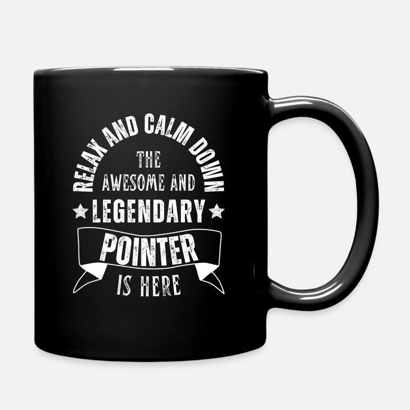 Legendärer English Pointer Vintage Retro - Tasse einfarbig - Schwarz