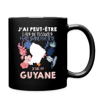 Guyane Mon Pays Idée Cadeau Passion - Mug uni - noir - Droite