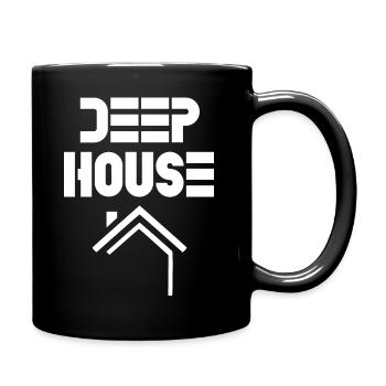maison profonde - Mug uni - noir - Droite