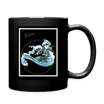 The Wave - Tasse einfarbig - Schwarz - Rechts