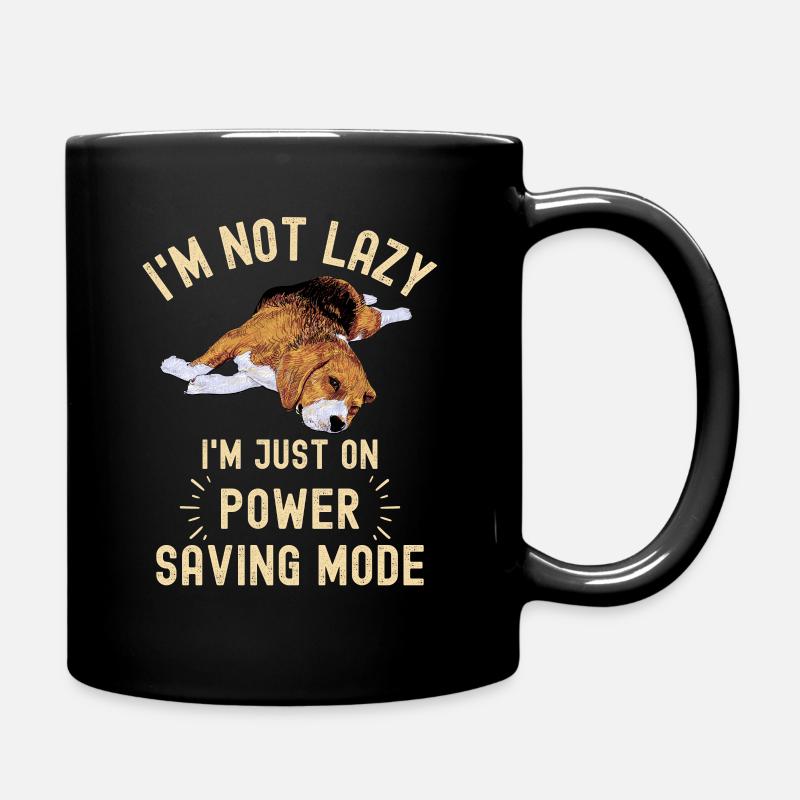 Drôle de dicton Beagle pour les amateurs de Beagle - Mug uni - noir