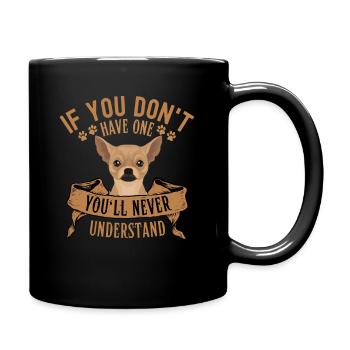 Legendary Chihuahua Vintage Retro - Full Colour Mug - black - Right