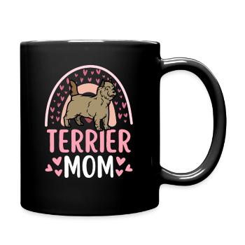 Süßer Cairn Terrier Welpe Liebhaber Kawaii - Tasse einfarbig - Schwarz - Rechts