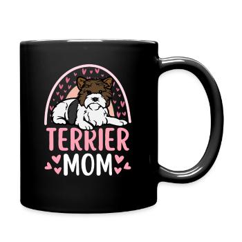Sweet Biewer Terrier Mama Kawaii - Full Colour Mug - black - Right