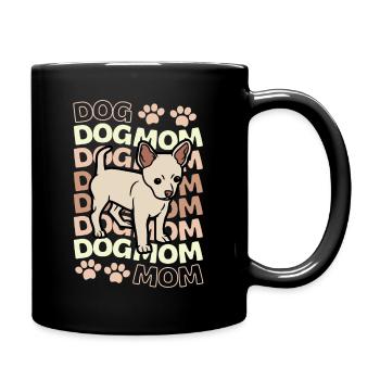 Doux Chihuahua chiot kawaii - Mug uni - noir - Droite