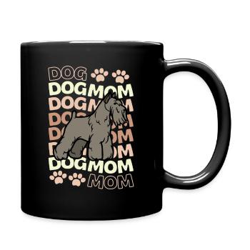 Sweet Schnauzer Dog Lover Kawaii - Full Colour Mug - black - Right
