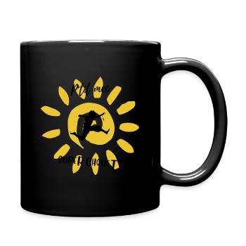 P'tit mec super chouette - Mug uni - noir - Droite