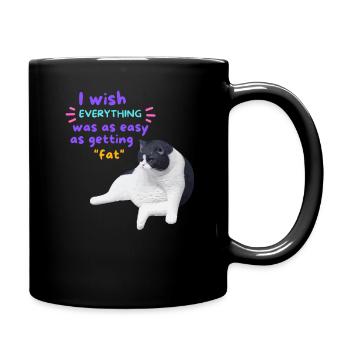 I wish Everything - Full Colour Mug - black - Right