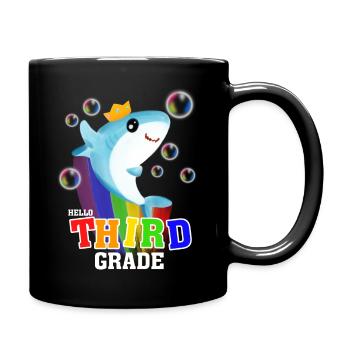 Hello Third Grade - Full Colour Mug - black - Right
