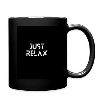 Just Relax - Tasse einfarbig - Schwarz - Rechts
