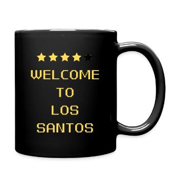 WELCOME TO LOS SANTOS 4-Star Star Saying - Full Colour Mug - black - Right