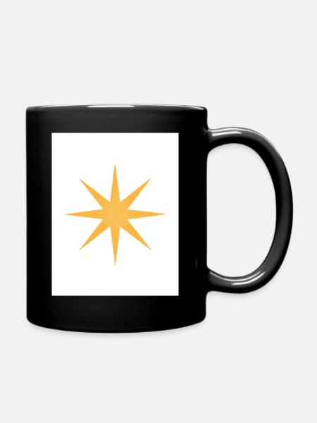 Star - Tasse einfarbig - Schwarz