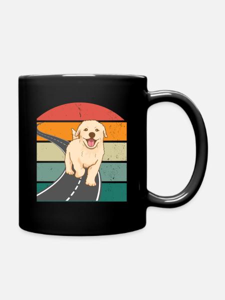 A cute dog. - Full Colour Mug - black