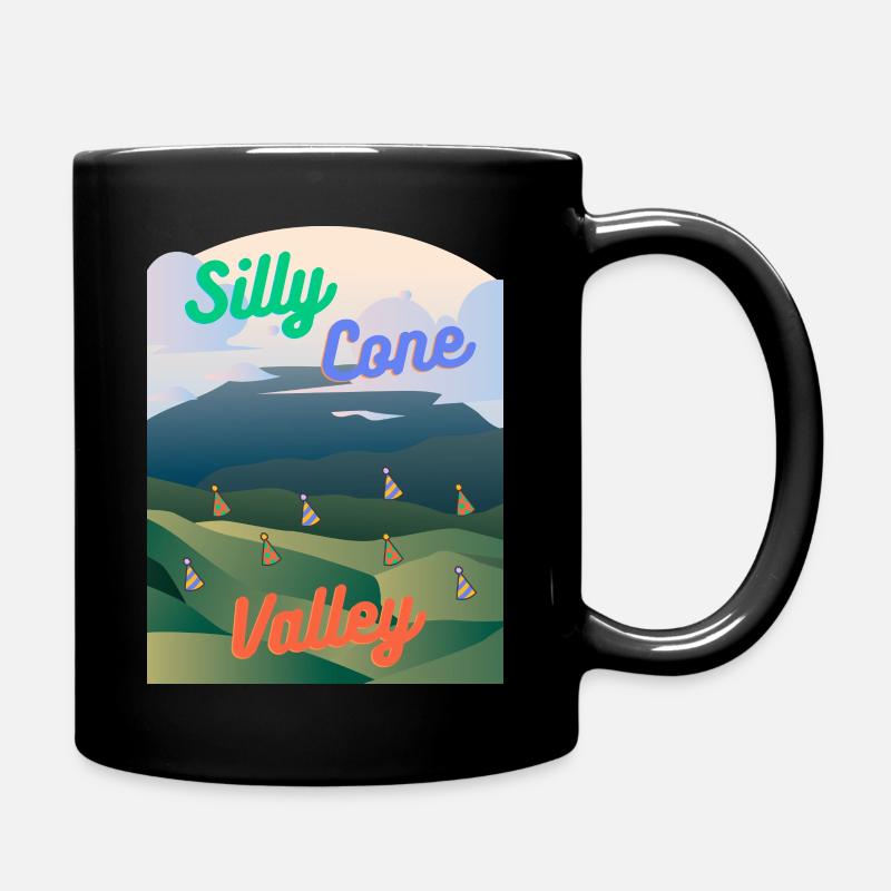 Silly Cone Valley - Cadeau amusant - Mug uni - noir