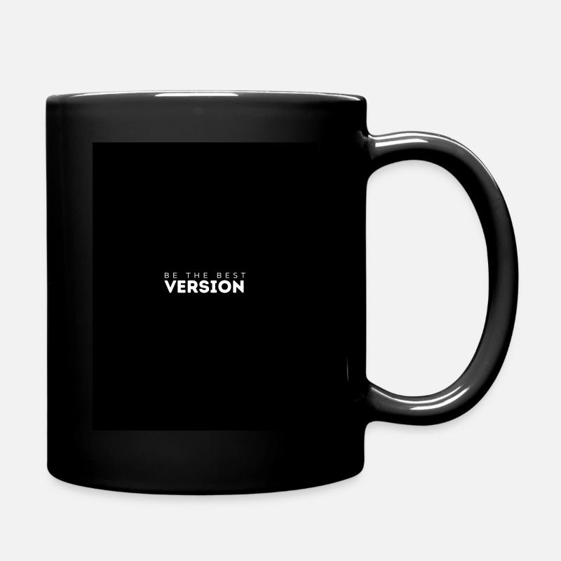 Typography Motivational - Tasse einfarbig - Schwarz