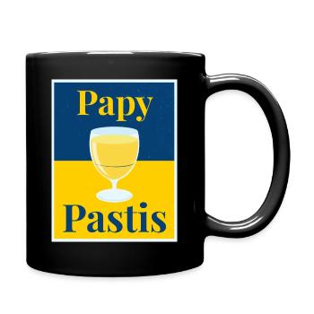 Papy Pastis - Pour l'amoureux du pastaga - Mug uni - noir - Droite
