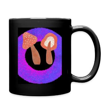 MUSHROOM - Tasse einfarbig - Schwarz - Rechts