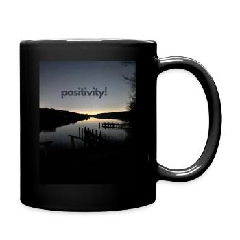 Positivity Lake View - Full Colour Mug - black - Right