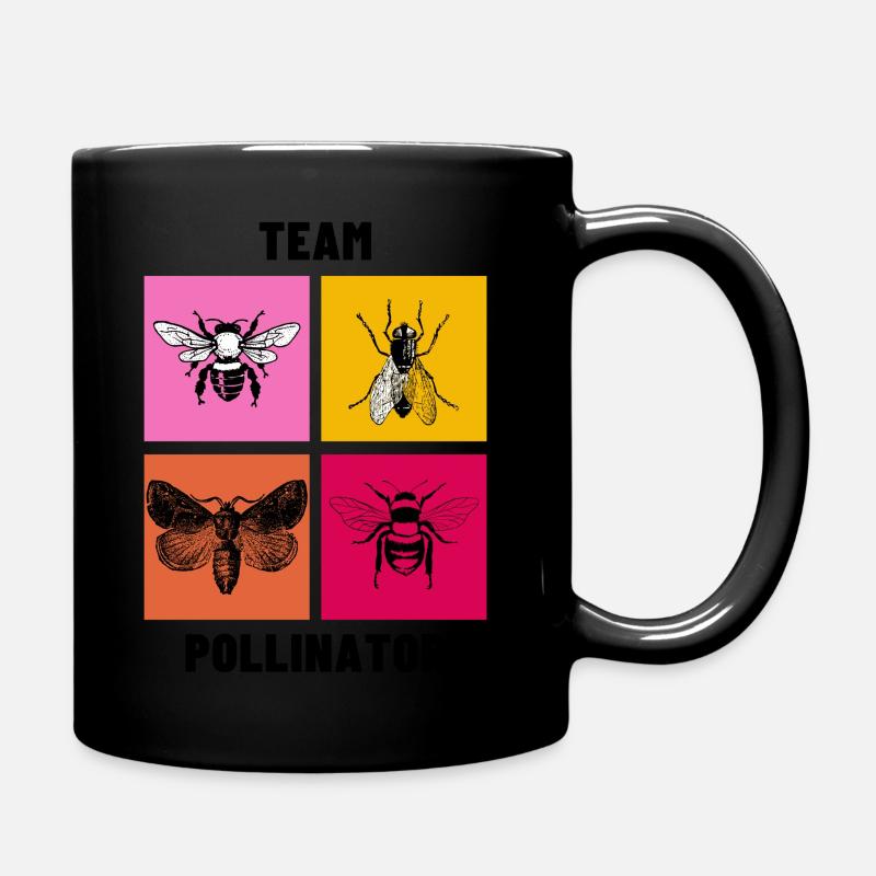 Team Pollinator v2 - Tasse einfarbig - Schwarz