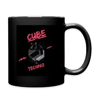 Cube ´´Pink´´ - Tasse einfarbig - Schwarz - Rechts