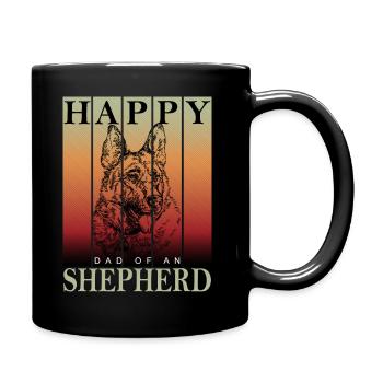 Happy Shepherd Dad - Full Colour Mug - black - Right
