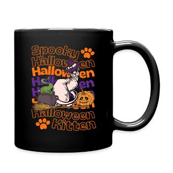 Sphynx Halloween Katze Spooky Halloween Chat - Mug uni - noir - Droite