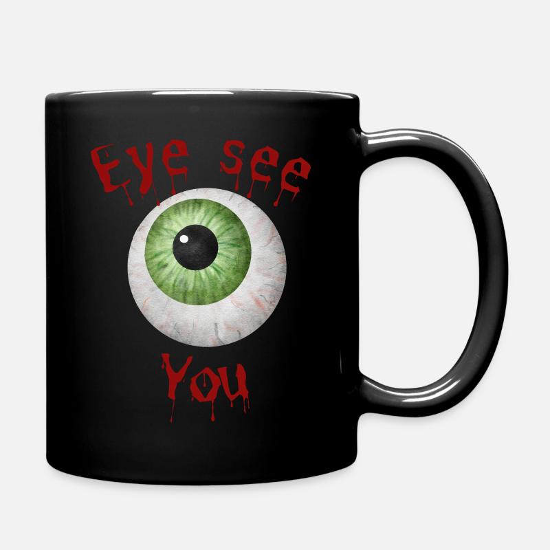 Eye see You - Tasse einfarbig - Schwarz