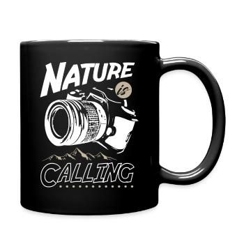 La nature appelle la photographie - Mug uni - noir - Droite