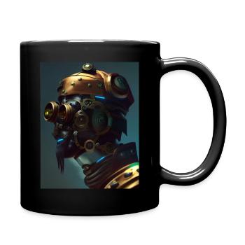 inspiration head - Full Colour Mug - black - Right