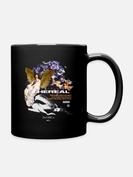 Ethereal/Ästhetik - Tasse einfarbig - Schwarz