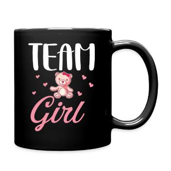 Team girl cadeau original baby shower - Mug uni - noir - Droite