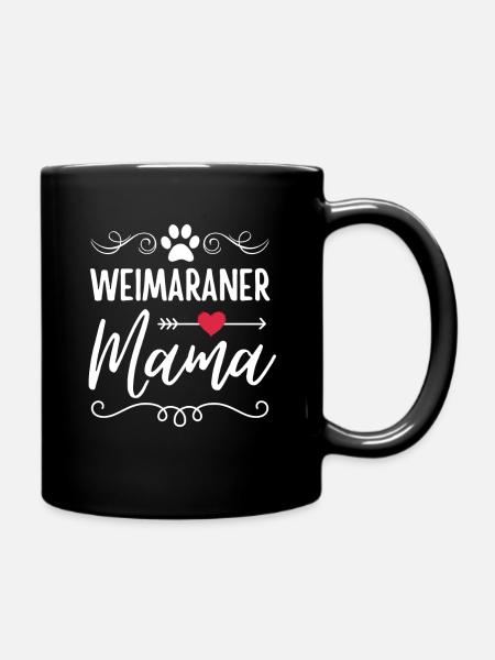Weimaraner Mama Weimaraner amant - Mug uni - noir
