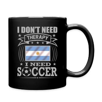 Argentina Soccer Football 2022 WM - Mug uni - noir - Droite