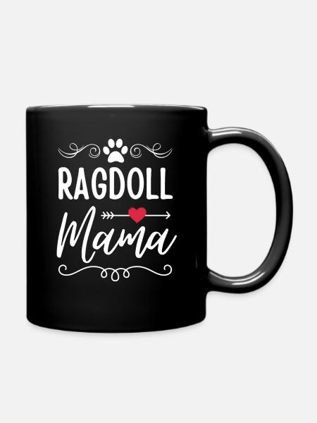 Ragdoll Chat Maman Ragdoll Maman - Mug uni - noir