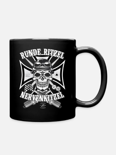 RR36 Cross 2 - Tasse einfarbig - Schwarz