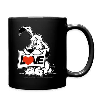 Asterix & Obelix Charakter Idefix - Tasse einfarbig - Schwarz - Rechts