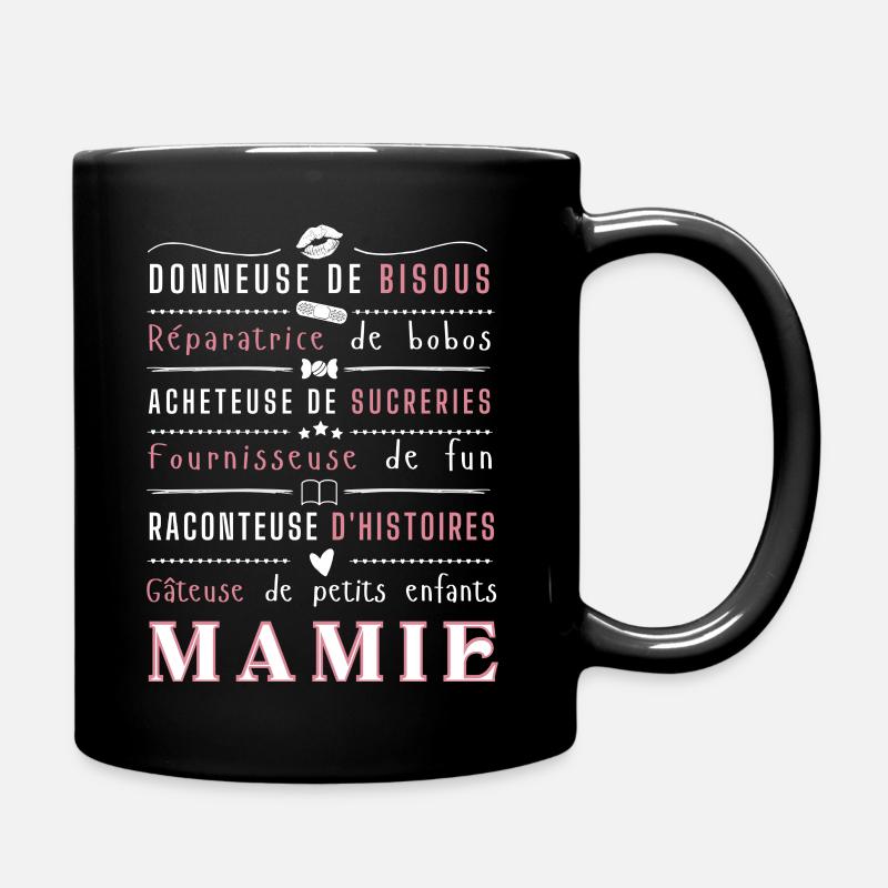 Cadeau Mamie T-shirt Sweat - Mug uni - noir
