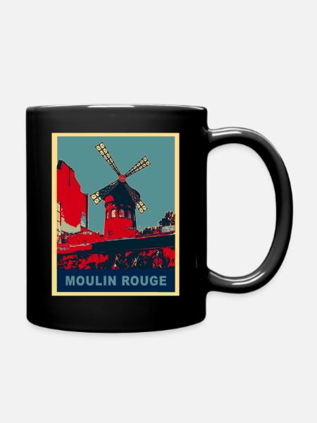 Paris 3 - Full Colour Mug - black