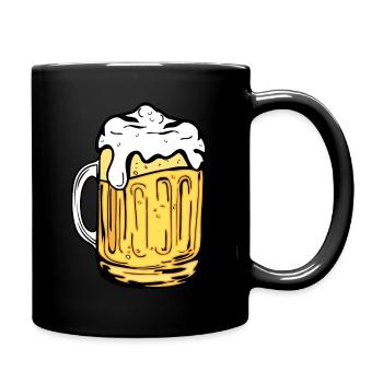 Beer - Full Colour Mug - black - Right
