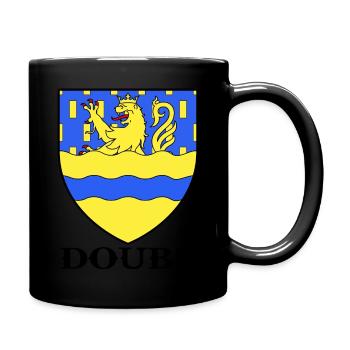 Departement Doubs Besançon Franche-Comté 25 - Tasse einfarbig - Schwarz - Rechts