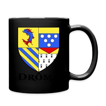 Department of Drome Drôme 26 - Full Colour Mug - black - Right