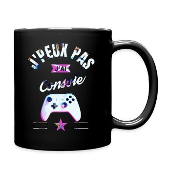 Teeshirt J'Peux Pas J'Ai Console - Mug uni - noir - Droite