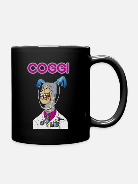 COGGI ARZT - Tasse einfarbig - Schwarz